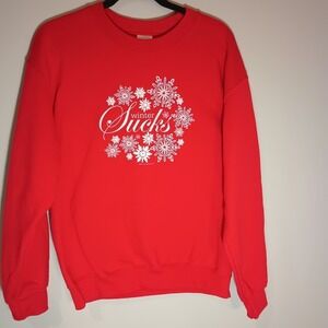 Winter Sucks Women's Sweatshirt Size M